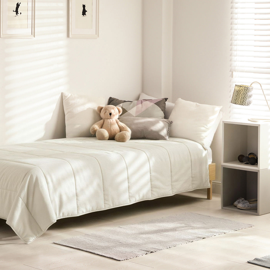 Kinderdekbed.nl Mousseline - Gebroken Wit
