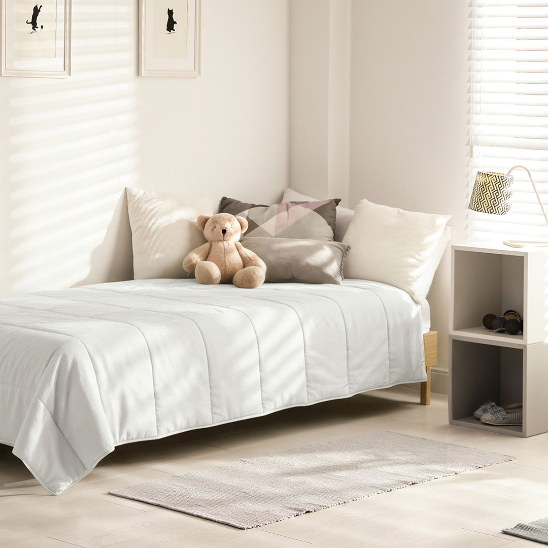 Kinderdekbed.nl Mousseline - Wit