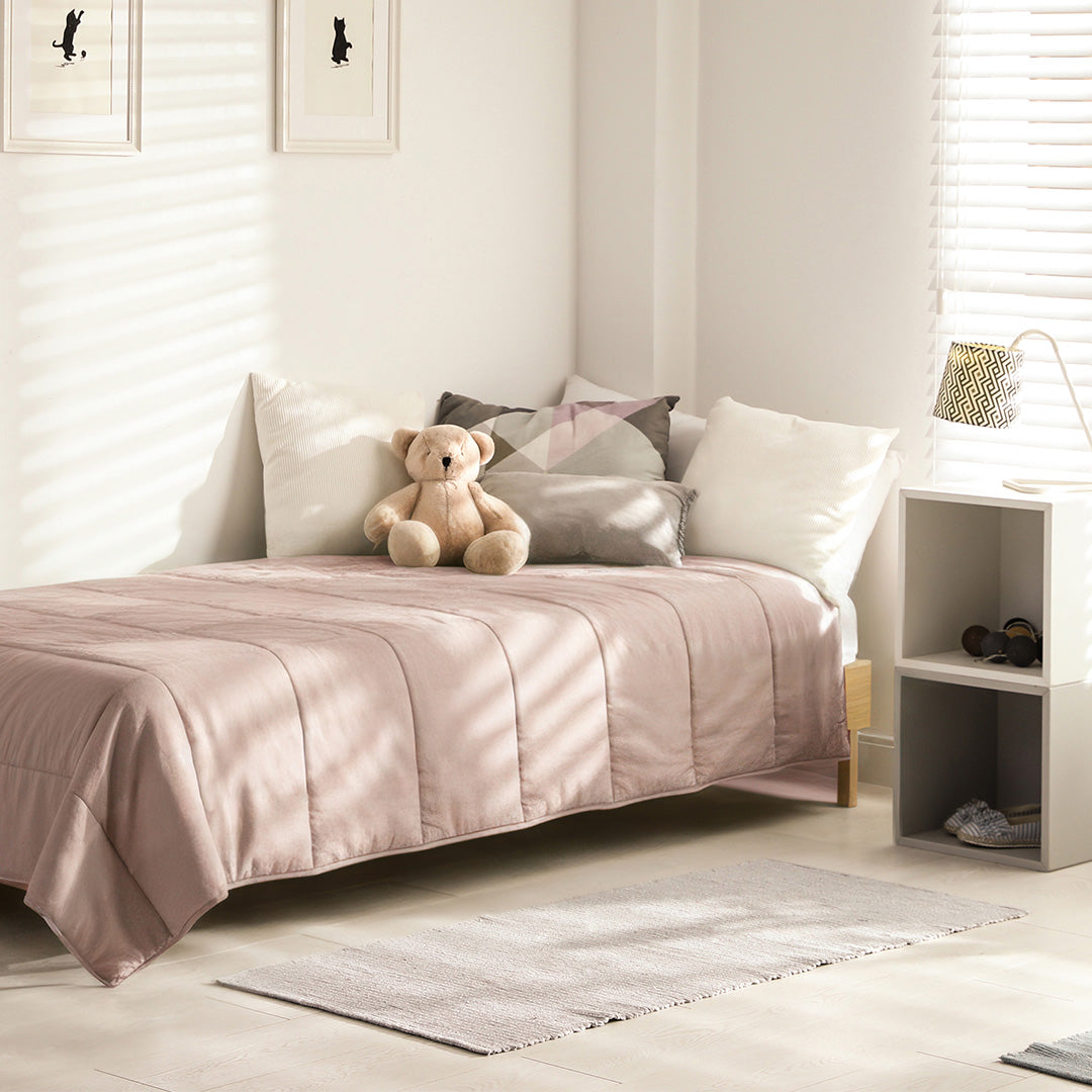 Kinderdekbed.nl Mousseline - Zachtroze