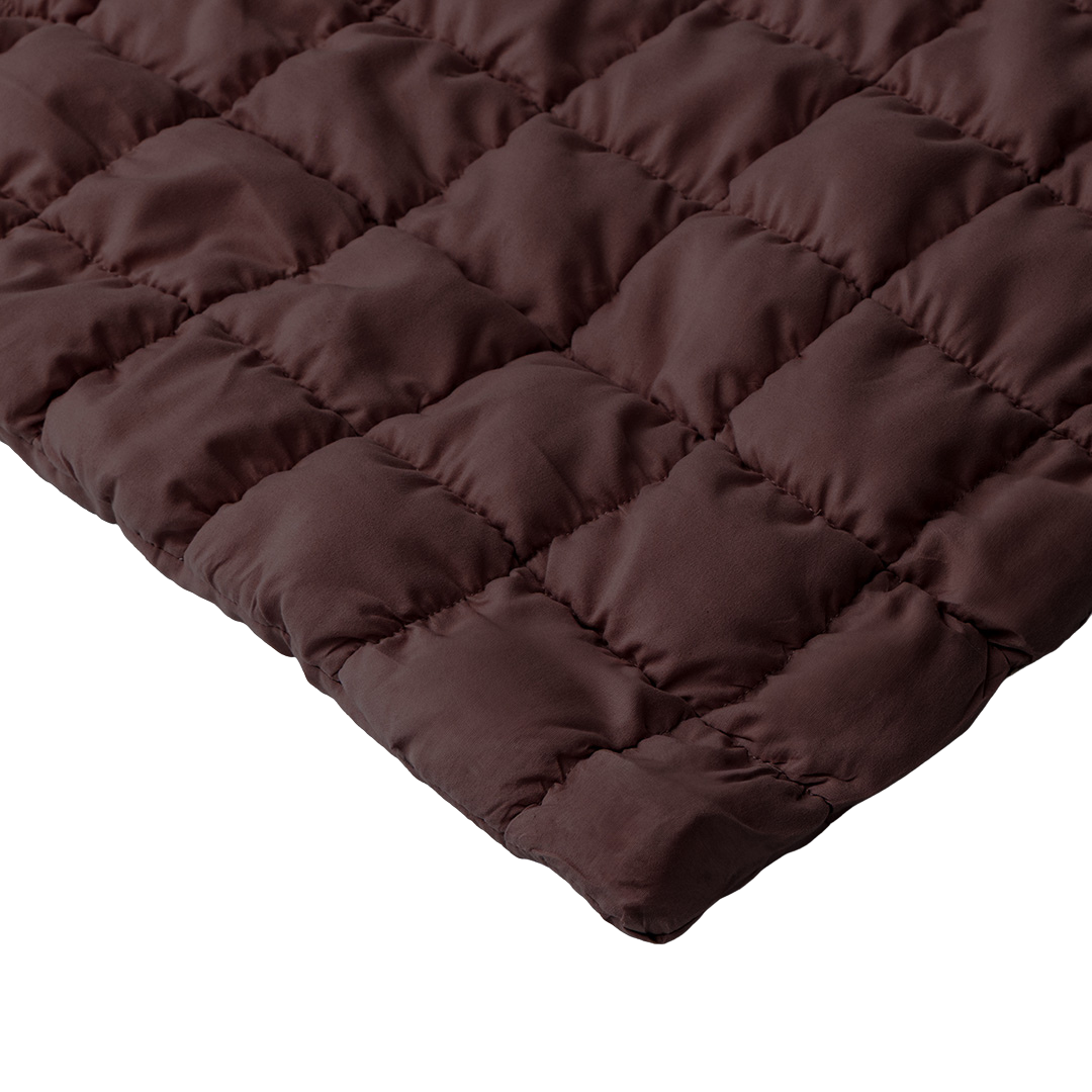 Wasbaar Kinderdekbed Knuffelzacht - Bruinrood 140x200