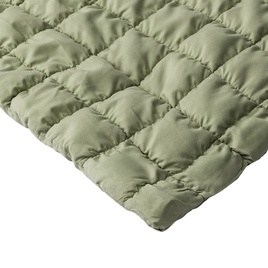 Wasbaar Kinderdekbed Knuffelzacht - Pistache 140x200