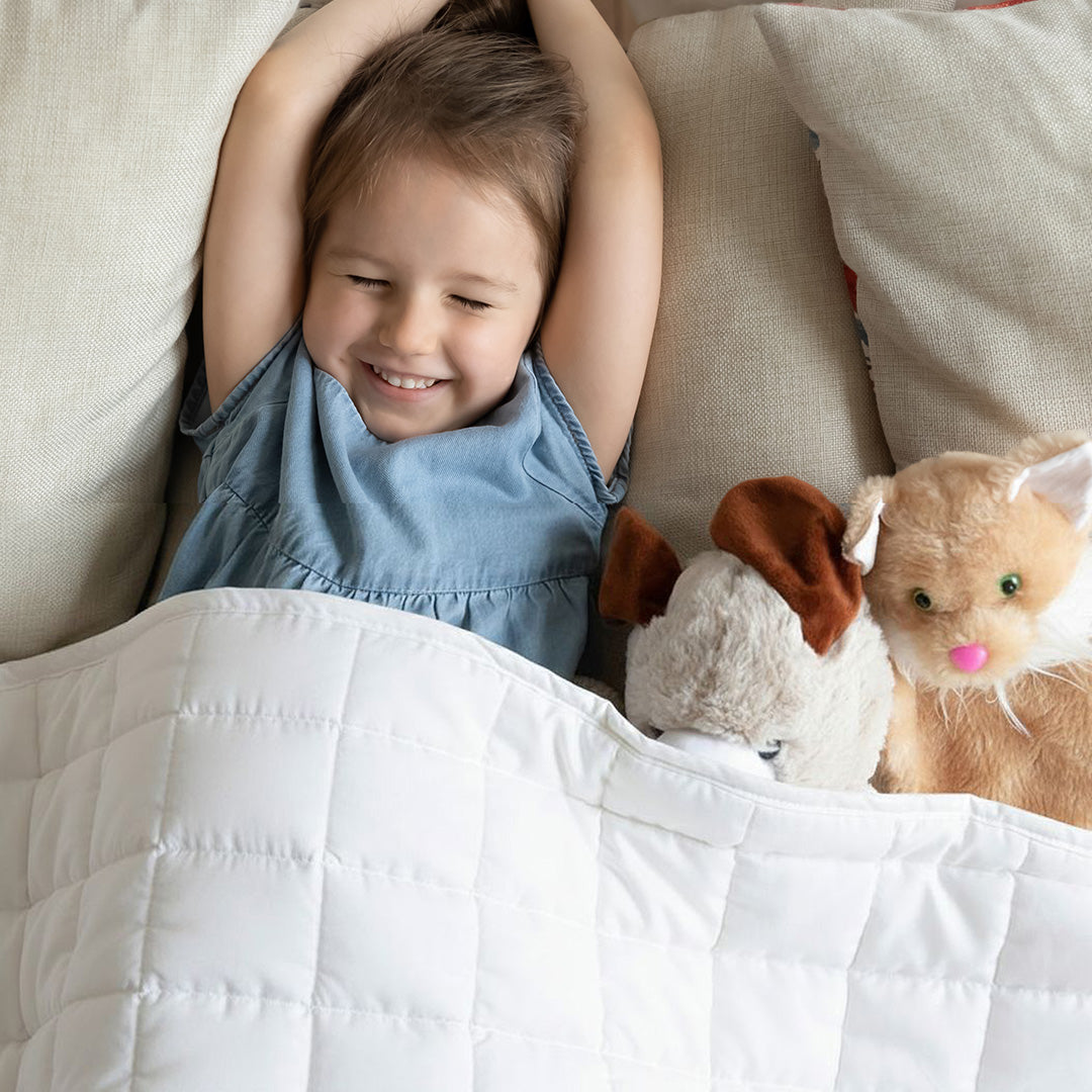 Wasbaar Kinderdekbed Knuffelzacht - Wit 140x200