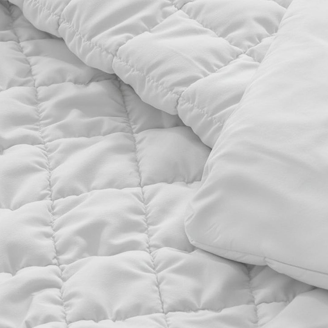 Wasbaar Kinderdekbed Knuffelzacht - Wit 140x200