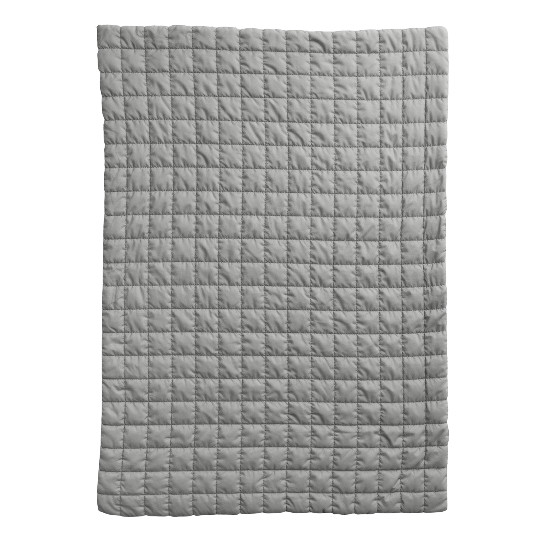 Wasbaar Kinderdekbed Knuffelzacht - Zilvergrijs 140x200