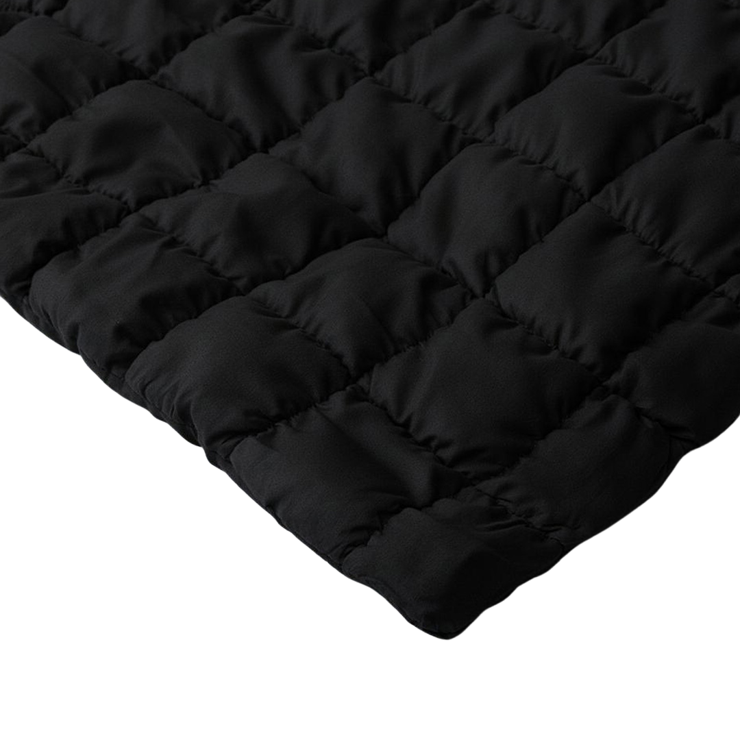 Wasbaar Kinderdekbed Knuffelzacht - Zwart 140x200