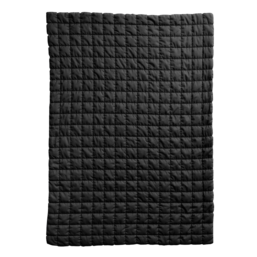 Wasbaar Kinderdekbed Knuffelzacht - Zwart 140x200