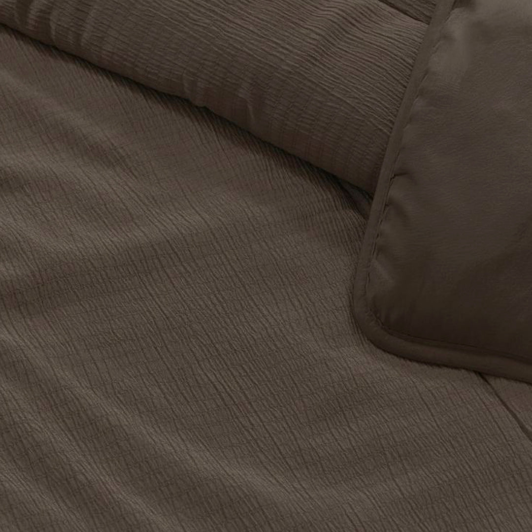 Wasbaar Kinderdekbed Mousseline - Chocola 140x200