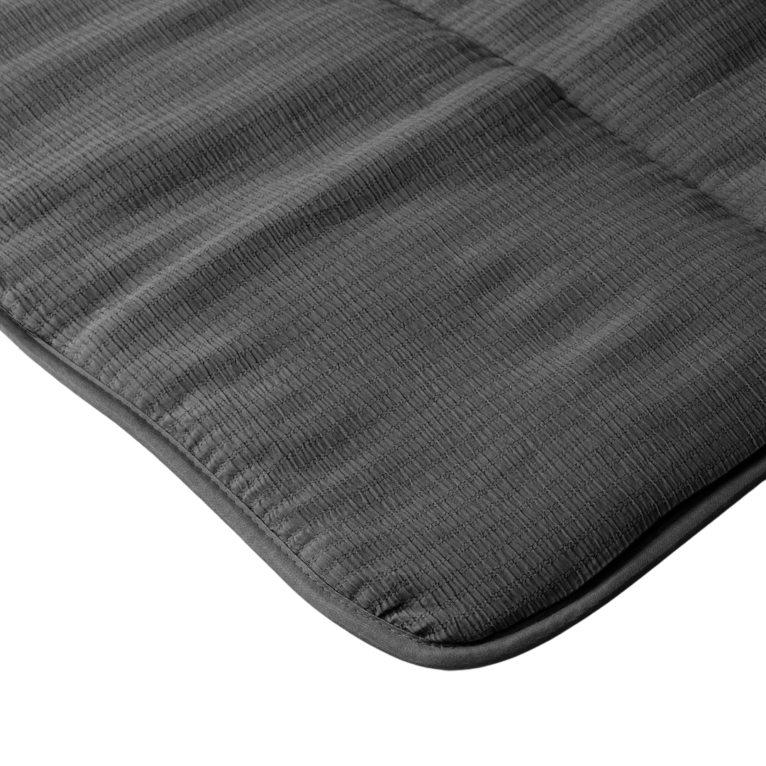 Wasbaar Kinderdekbed Mousseline - Donkergrijs 140x200