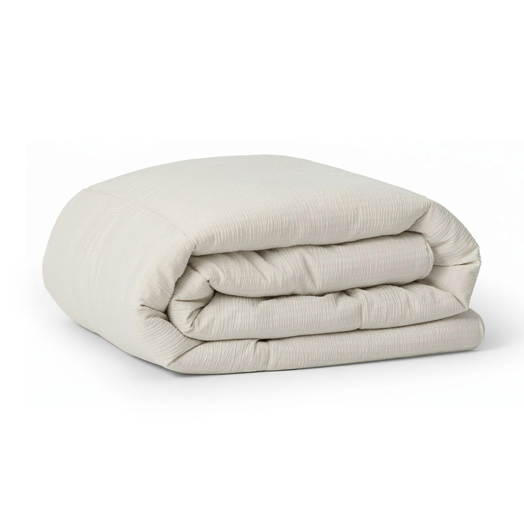 Wasbaar Kinderdekbed Mousseline - Gebroken Wit 140x200