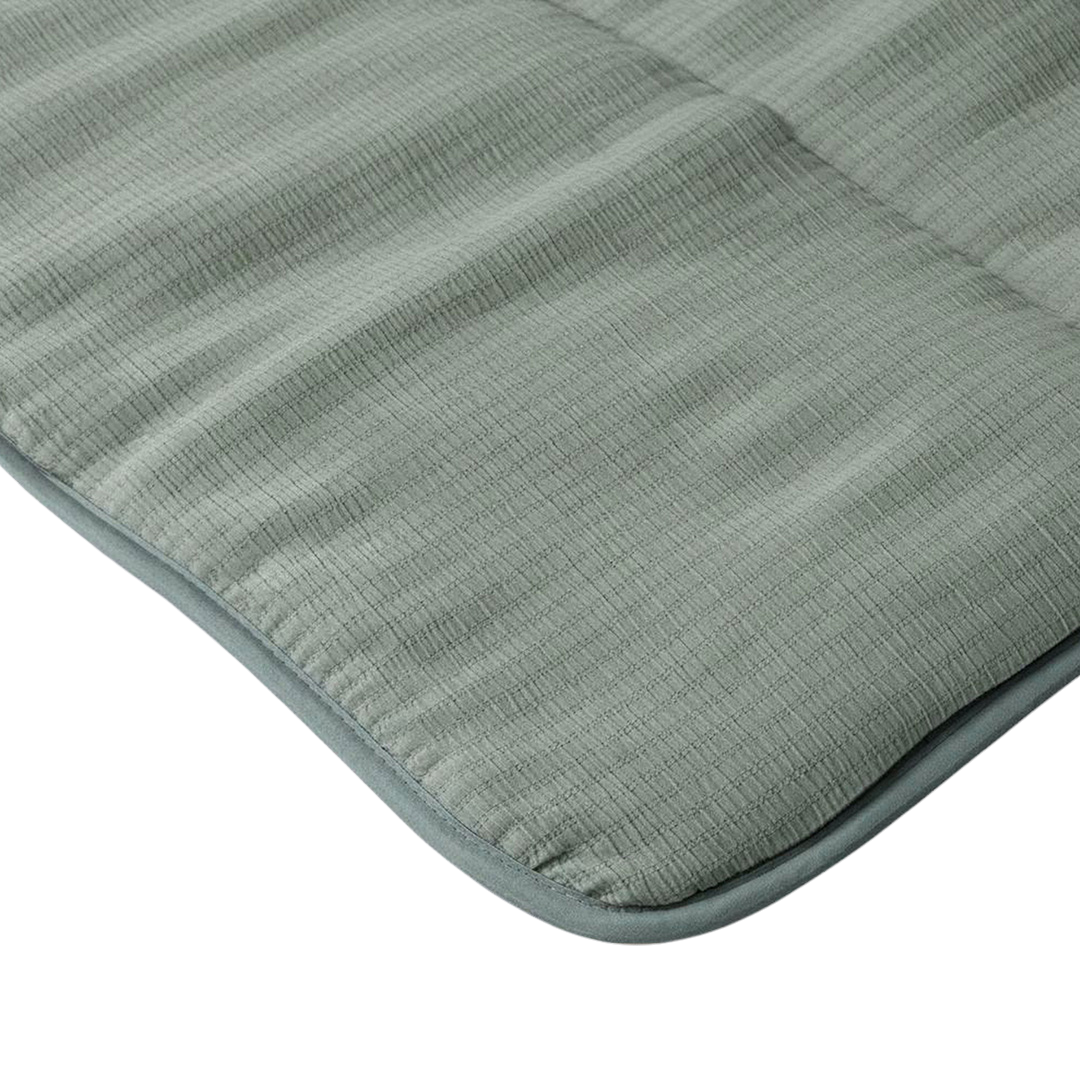 Wasbaar Kinderdekbed Mousseline - Mosgroen 140x200