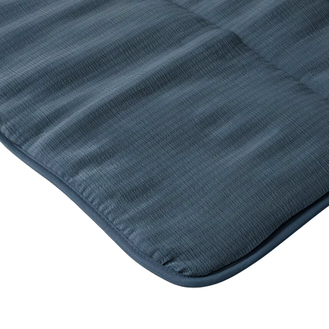 Wasbaar Kinderdekbed Mousseline - Petrol 140x200