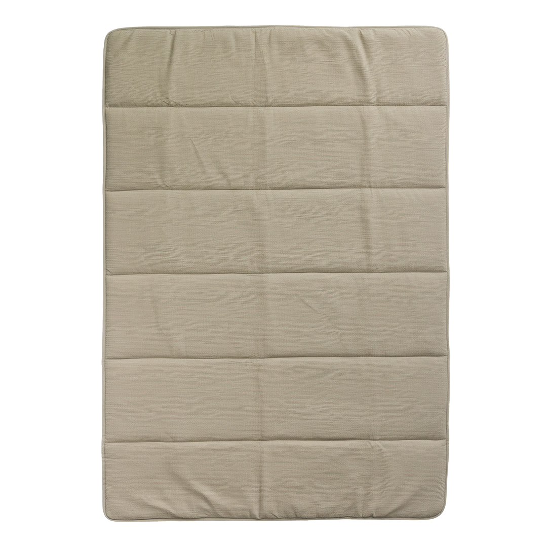 Wasbaar Kinderdekbed Mousseline - Taupe 140x200