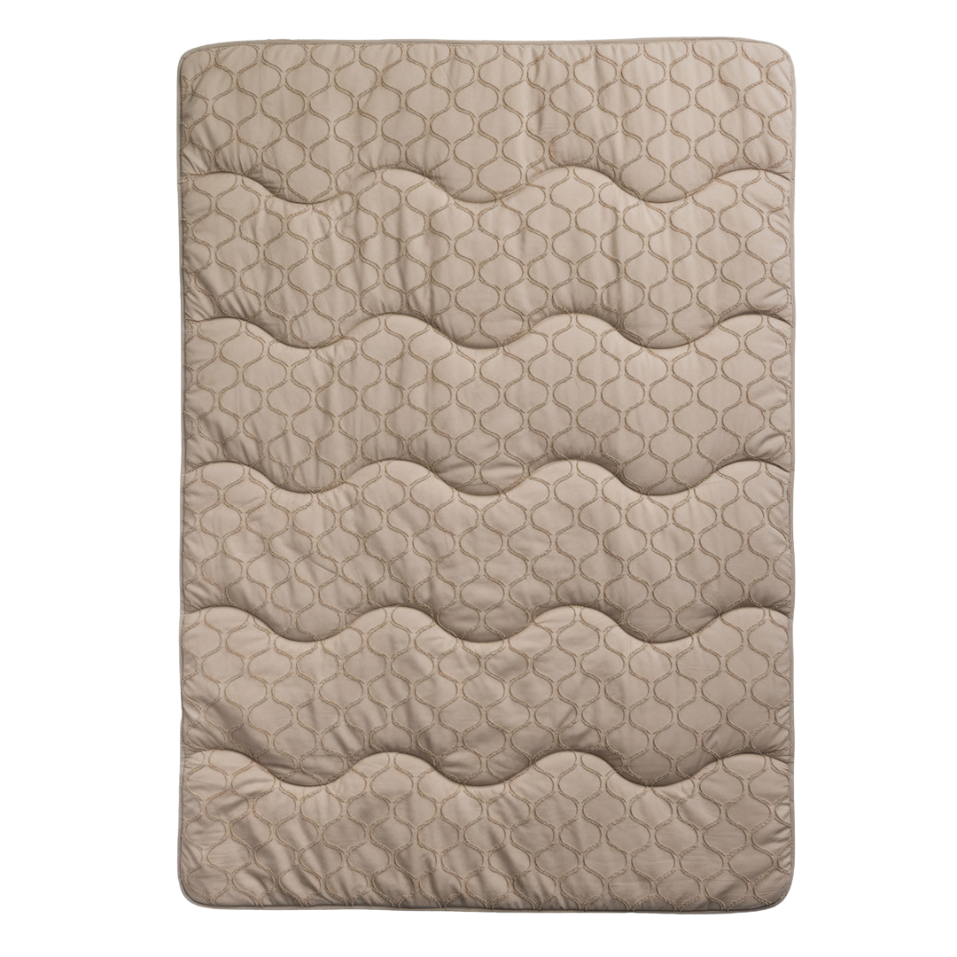 Wasbaar Kinderdekbed Wolken - Taupe 140x200